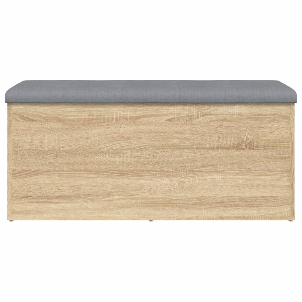 Παγκάκι Αποθήκευσης Sonoma Δρυς 102x42x45 εκ. Επεξ. Ξύλο 5
