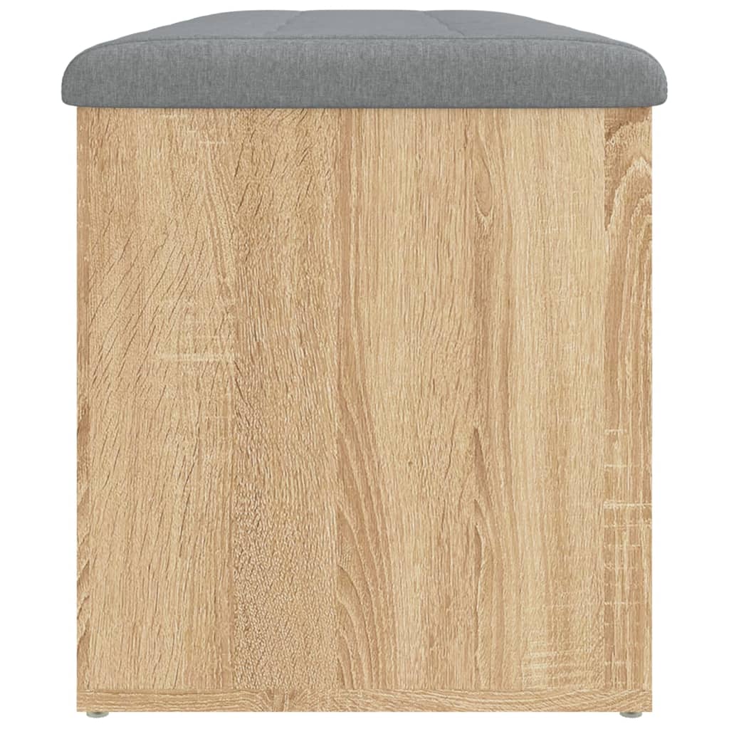 Παγκάκι Αποθήκευσης Sonoma Δρυς 102x42x45 εκ. Επεξ. Ξύλο 6