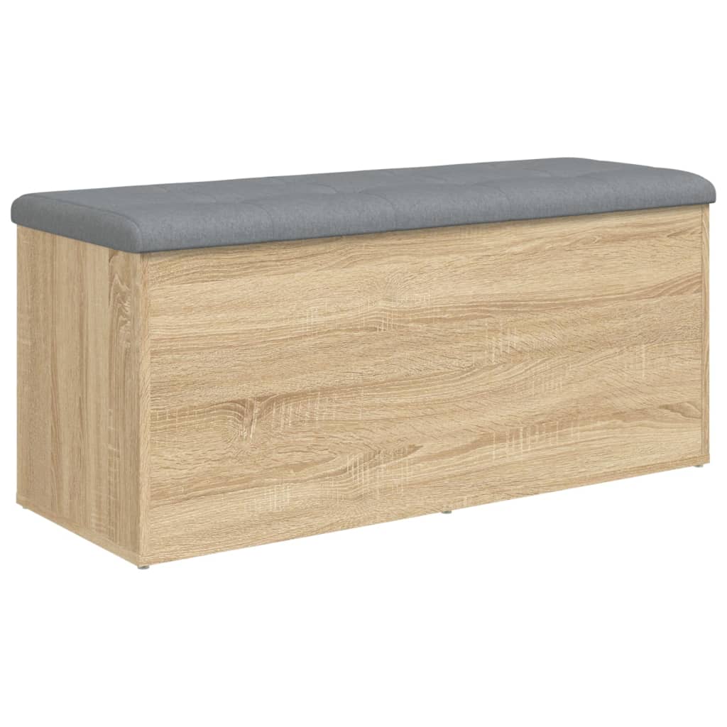 Παγκάκι Αποθήκευσης Sonoma Δρυς 102x42x45 εκ. Επεξ. Ξύλο 7