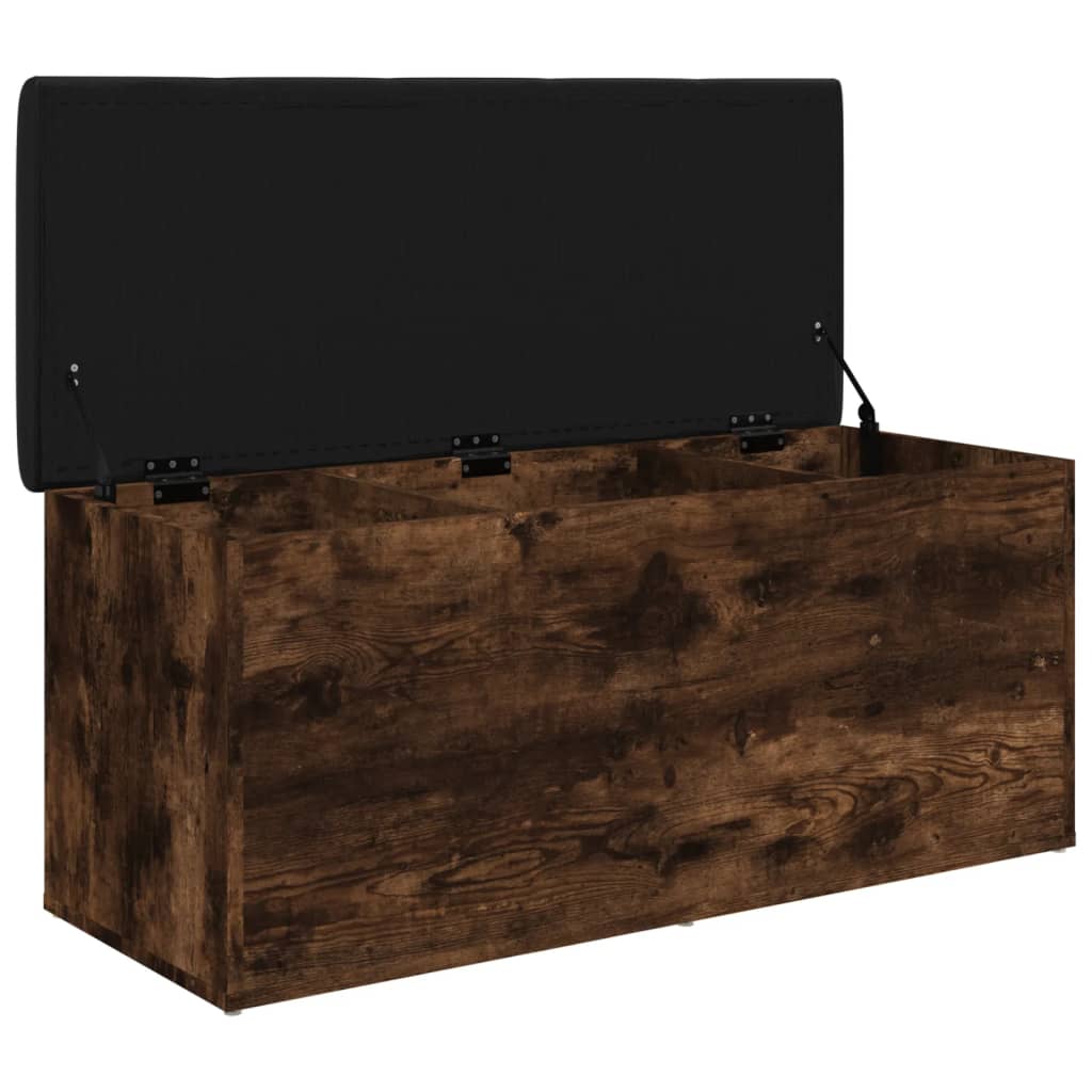 Παγκάκι Αποθήκευσης Καπνιστή Δρυς 102x42x45 εκ. από Επεξ. Ξύλο 4