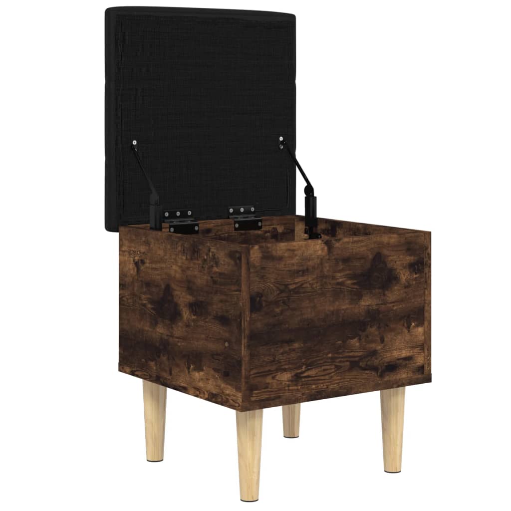 Παγκάκι Αποθήκευσης Καπνιστή Δρυς 42x42x46 εκ. Επεξεργ. Ξύλο 4