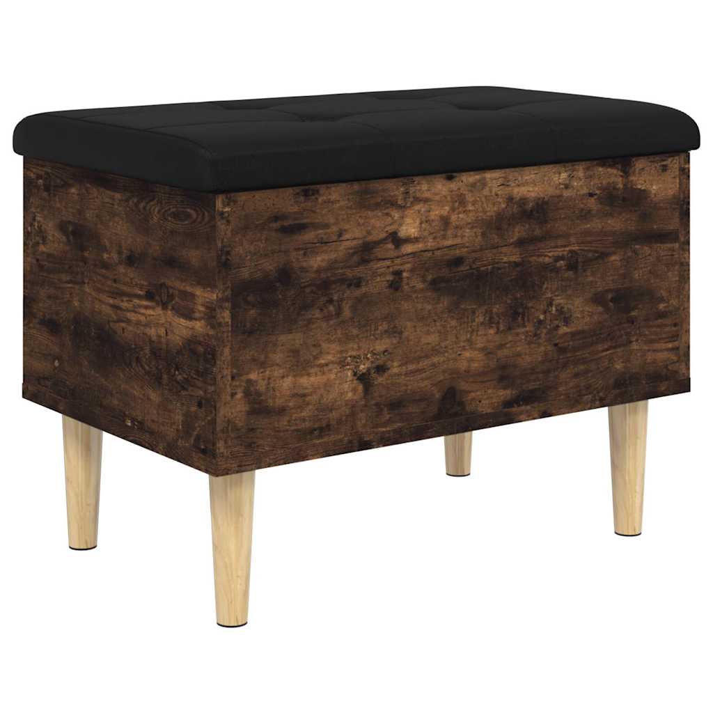 Παγκάκι Αποθήκευσης Καπνιστή Δρυς 62x42x46 εκ. από Επεξ. Ξύλο 2