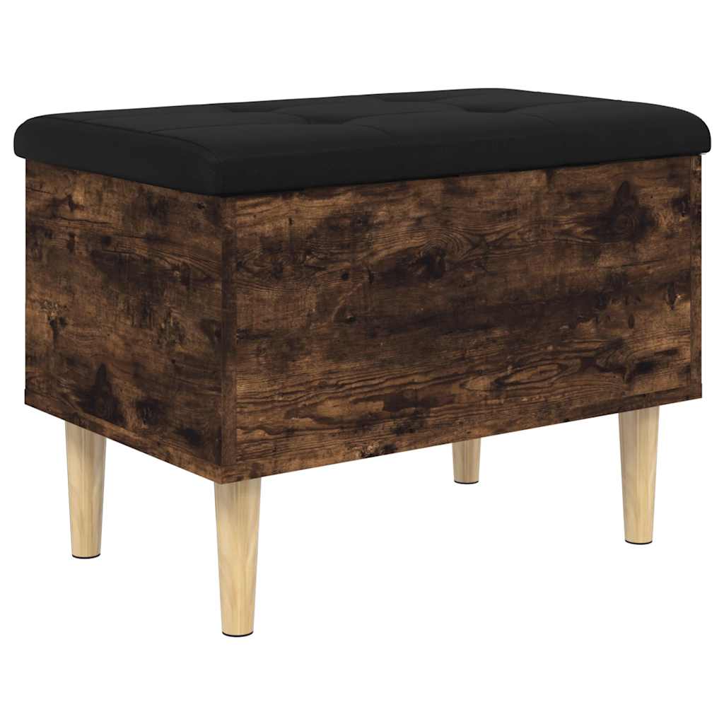 Παγκάκι Αποθήκευσης Καπνιστή Δρυς 62x42x46 εκ. από Επεξ. Ξύλο 7