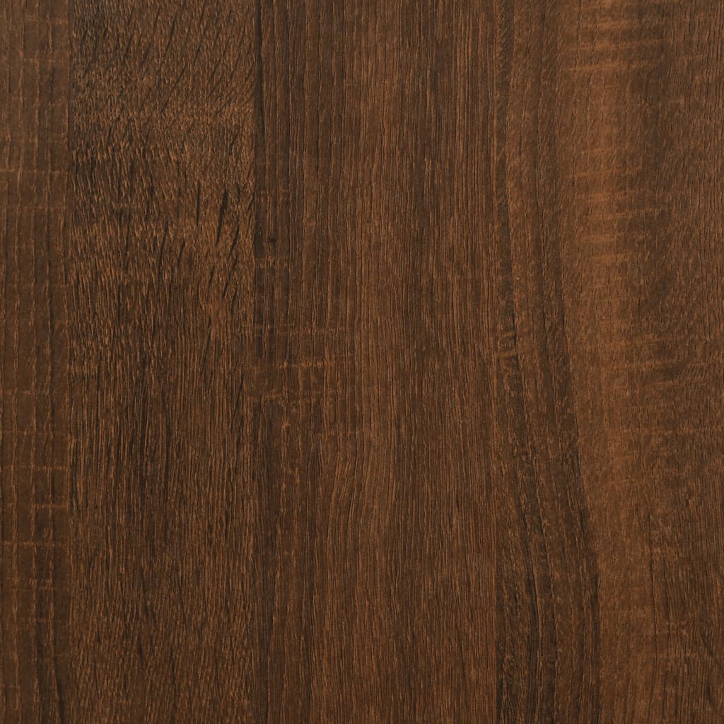 Παγκάκι Αποθήκευσης Καφέ Δρυς 102x42x46 εκ. από Επεξ. Ξύλο 8