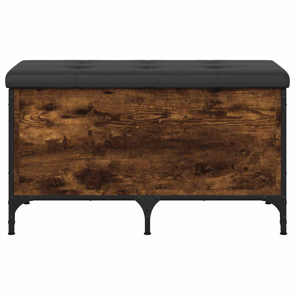 Παγκάκι Αποθήκευσης Καπνιστή Δρυς 82x42x45 εκ. από Επεξ. Ξύλο 4