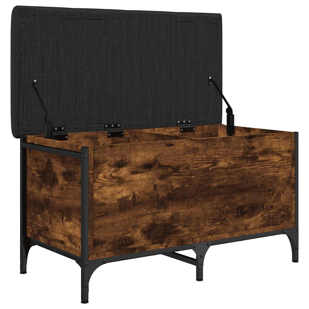 Παγκάκι Αποθήκευσης Καπνιστή Δρυς 82x42x45 εκ. από Επεξ. Ξύλο 5