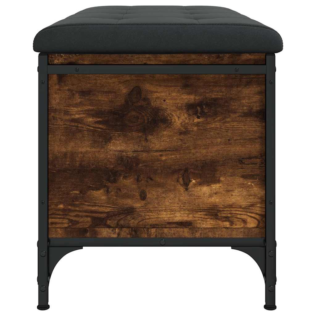 Παγκάκι Αποθήκευσης Καπνιστή Δρυς 82x42x45 εκ. από Επεξ. Ξύλο 6