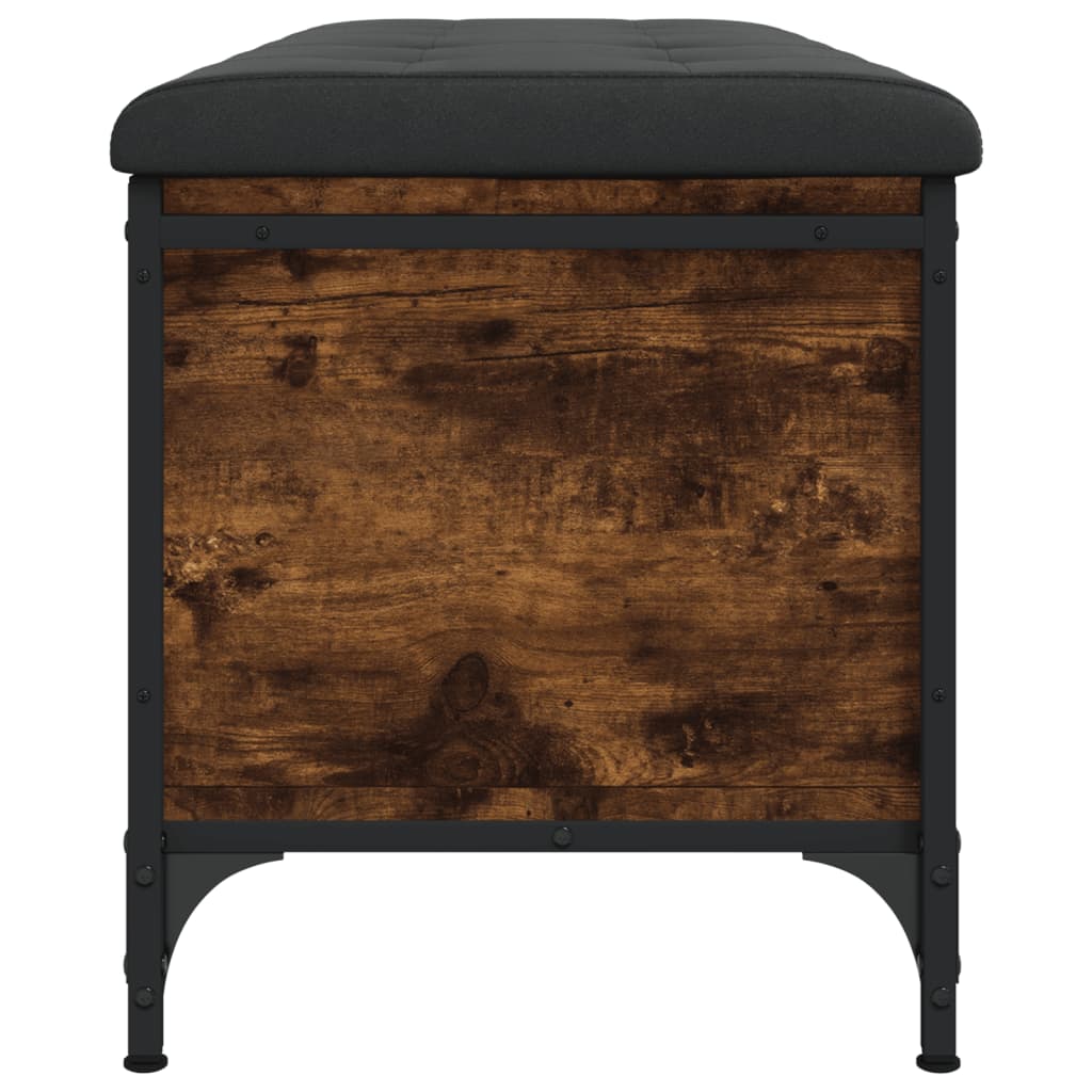 Παγκάκι Αποθήκευσης Καπνιστή Δρυς 102x42x45 εκ. από Επεξ. Ξύλο 6