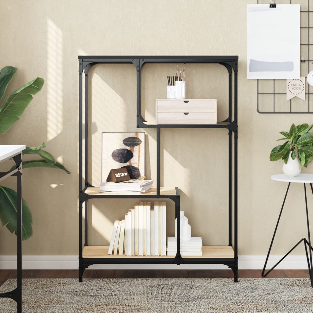 Βιβλιοθήκη Sonoma Δρυς 81 x 36 x 115 εκ. Επεξεργ. Ξύλο / Ατσάλι 1