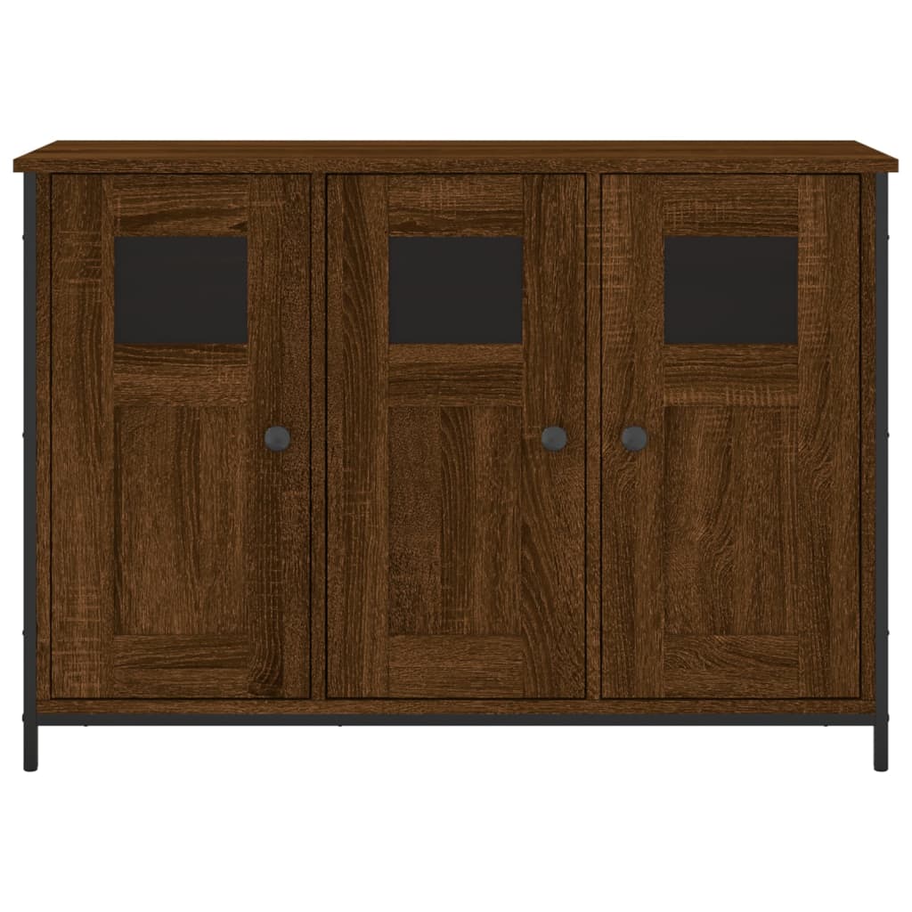 Ραφιέρα Καφέ Δρυς 100x35x70 εκ. από Επεξεργασμένο Ξύλο 6