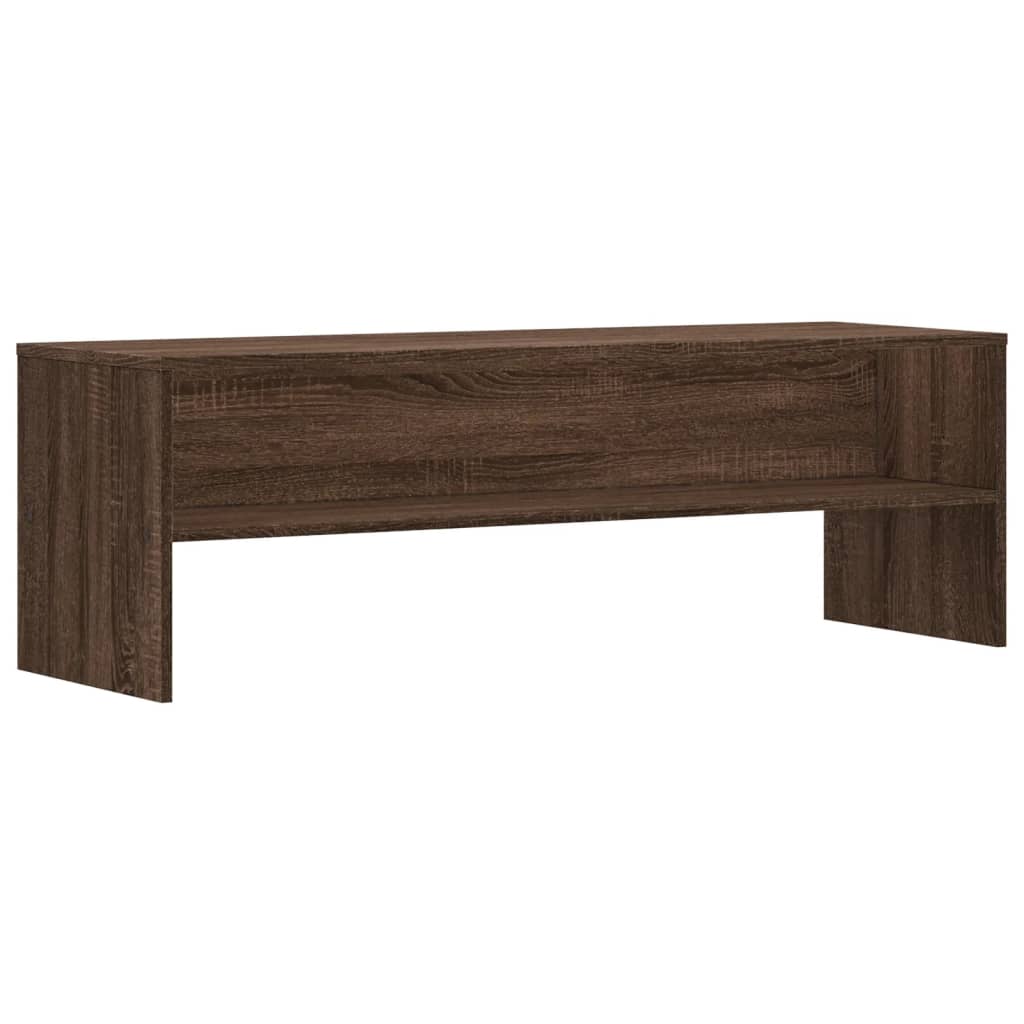 Έπιπλο Τηλεόρασης Καφέ Δρυς 120x40x40 εκ. Επεξεργασμένο Ξύλο 2