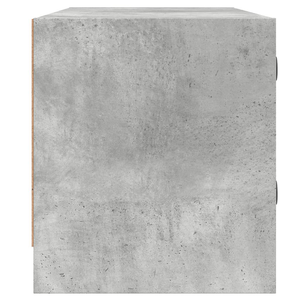 Έπιπλο Τηλεόρασης Γκρι Σκυροδ. 102x37x42 εκ. Γυάλινες Πόρτες 7