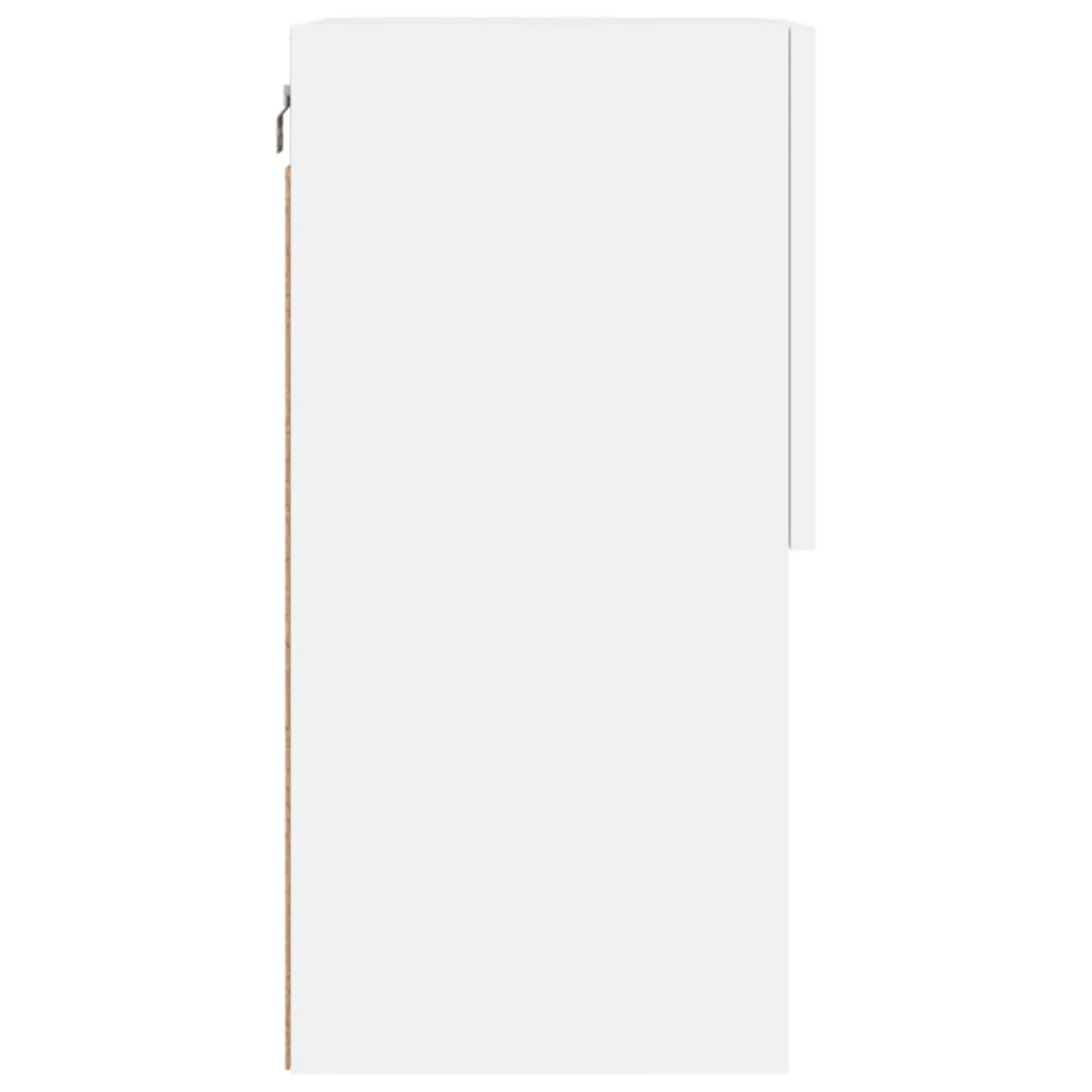 Έπιπλο Τηλεόρασης με LED Λευκό 40,5x30x60 εκ. 10