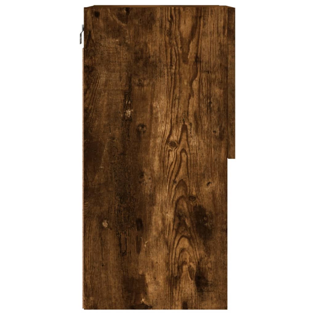 Έπιπλο Τηλεόρασης με LED Καπνιστή Δρυς 40,5x30x60 εκ. 10