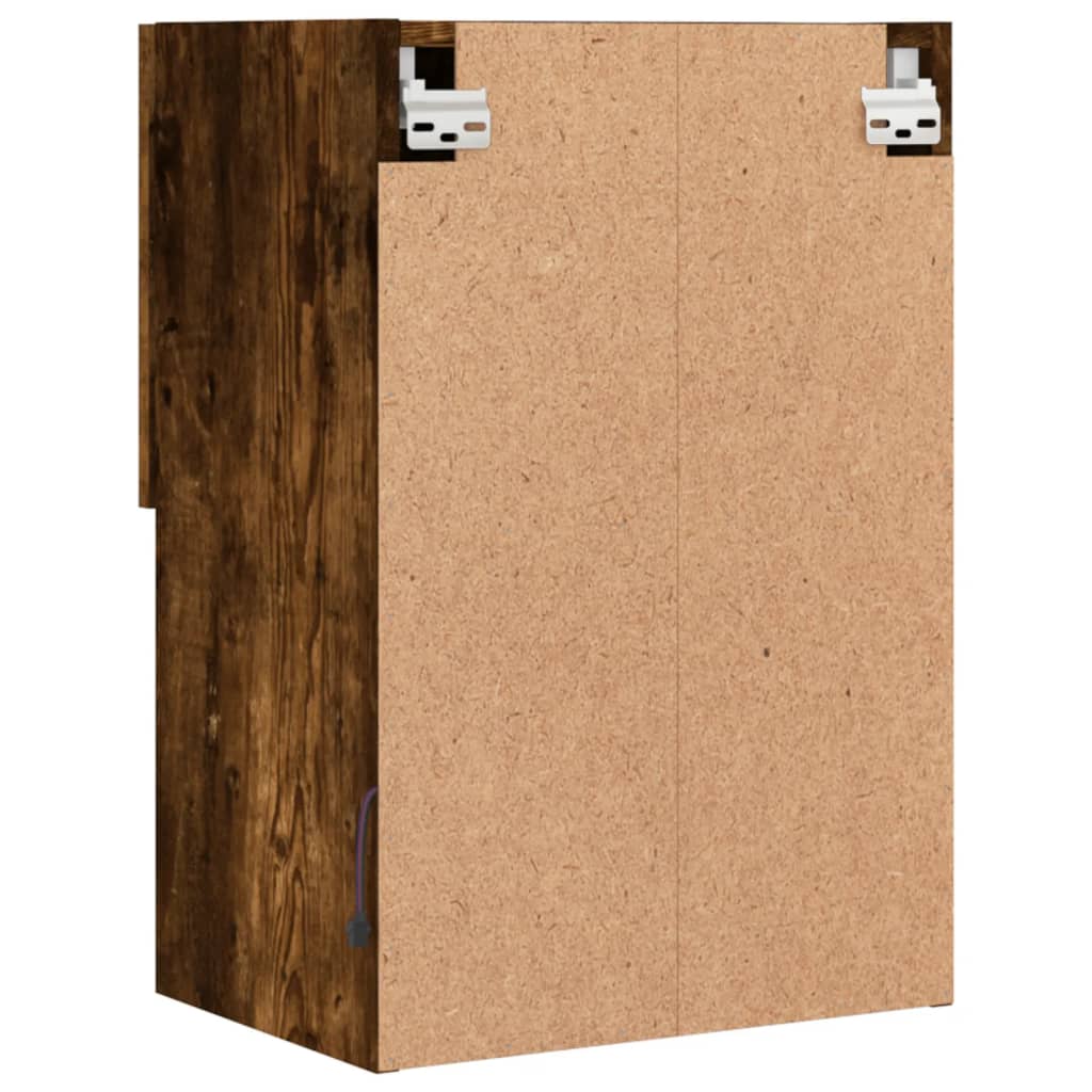 Έπιπλο Τηλεόρασης με LED Καπνιστή Δρυς 40,5x30x60 εκ. 11