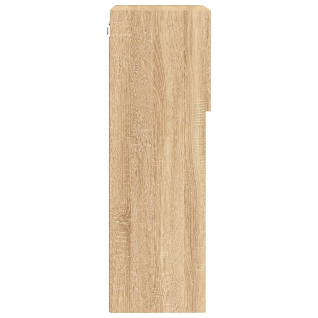 Έπιπλο Τηλεόρασης με LED Sonoma Δρυς 40,5x30x90 εκ. 10