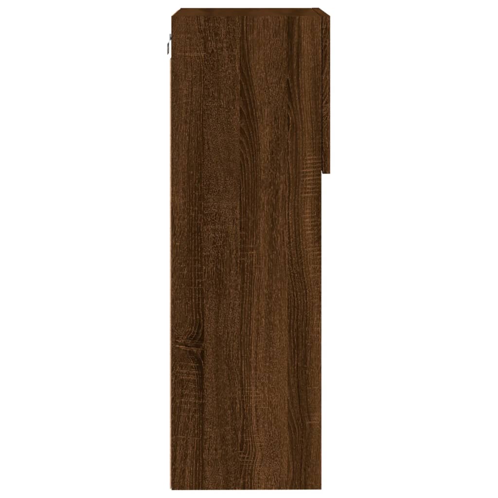 Έπιπλο Τηλεόρασης με LED Καφέ Δρυς 40,5x30x90 εκ. 10