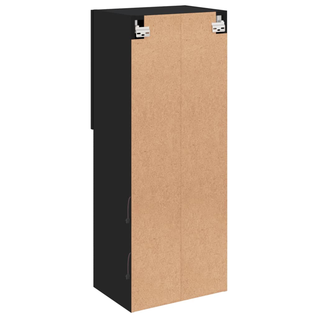 Έπιπλο Τηλεόρασης με LED Μαύρο 40,5x30x102 εκ. 11