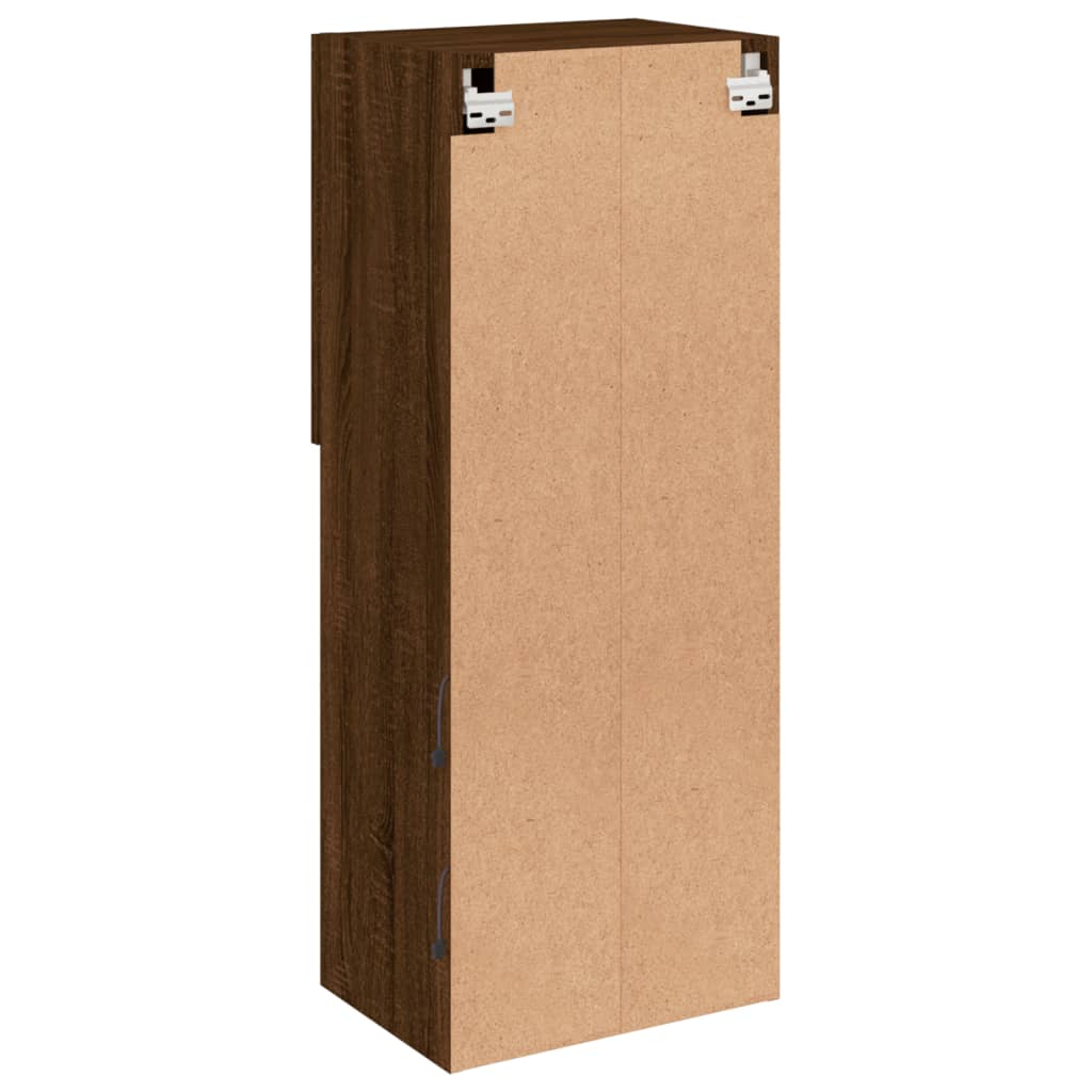 Έπιπλο Τηλεόρασης με LED Καφέ Δρυς 40,5x30x102 εκ. 11