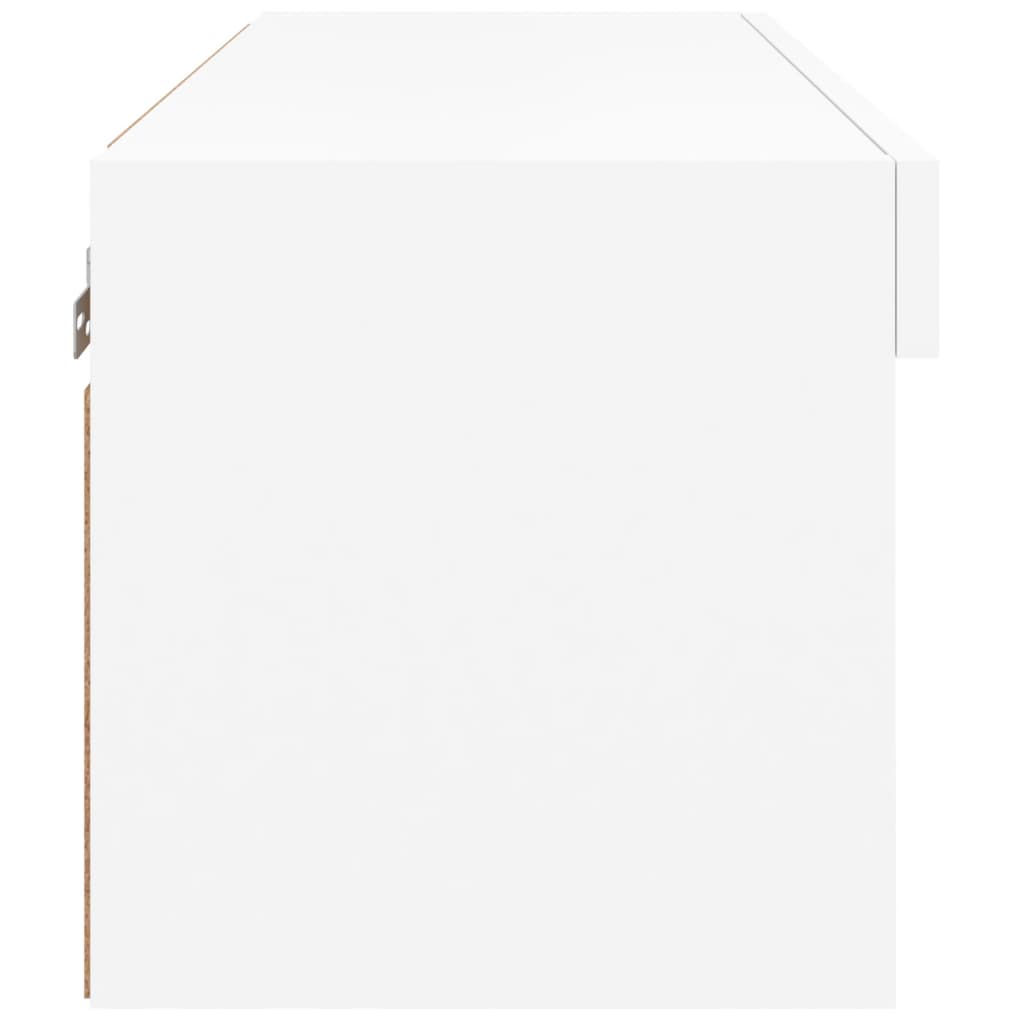 Έπιπλο Τηλεόρασης με LED Λευκό 60 x 30 x 30 εκ. 9