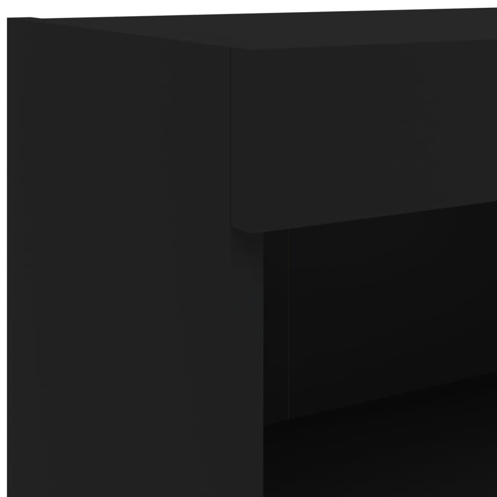 Έπιπλο Τηλεόρασης με LED Μαύρο 60x30x30 εκ. 11