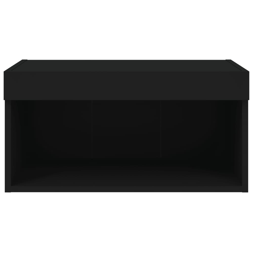 Έπιπλο Τηλεόρασης με LED Μαύρο 60x30x30 εκ. 8