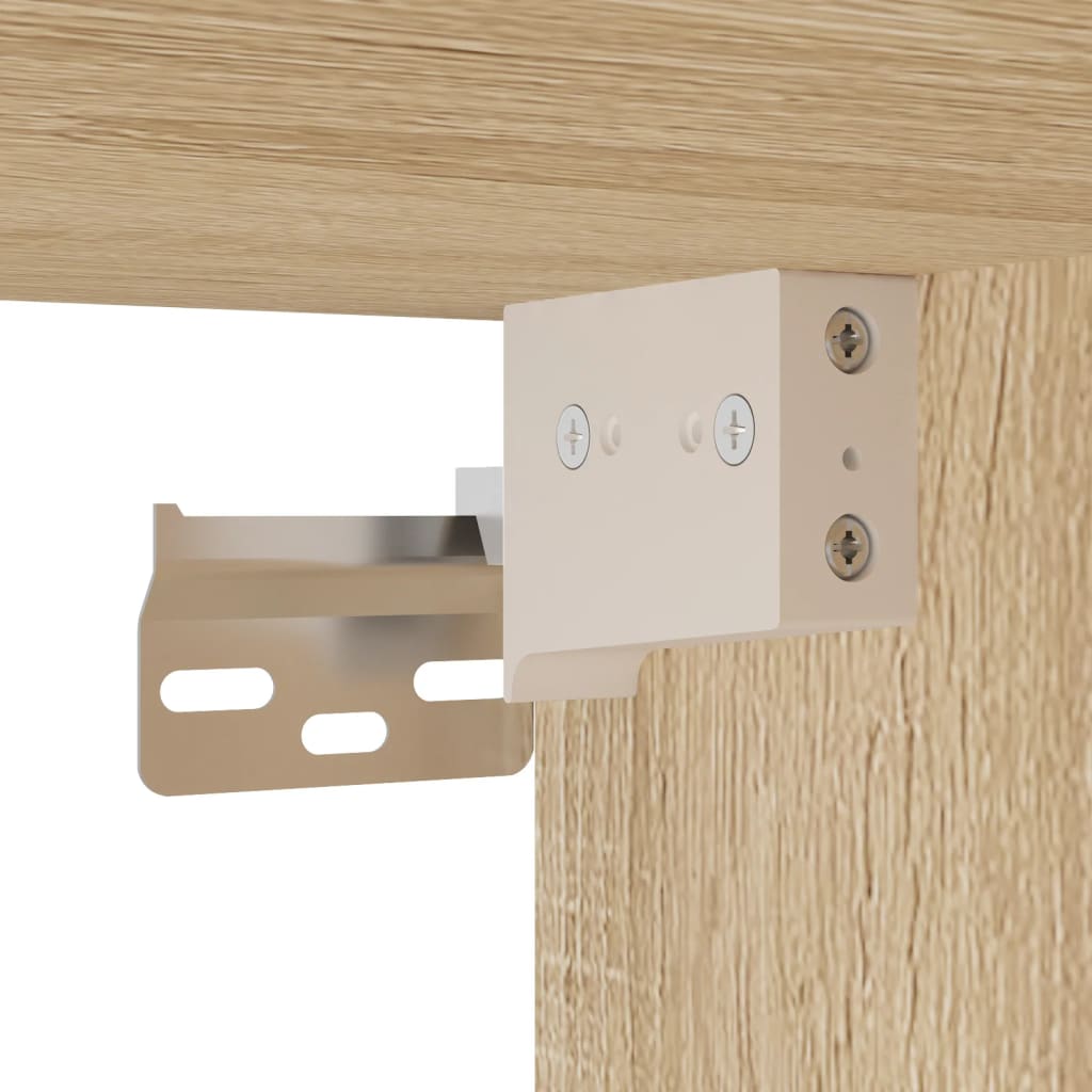 Έπιπλο Τηλεόρασης με LED Sonoma Δρυς 60x30x30 εκ. 12