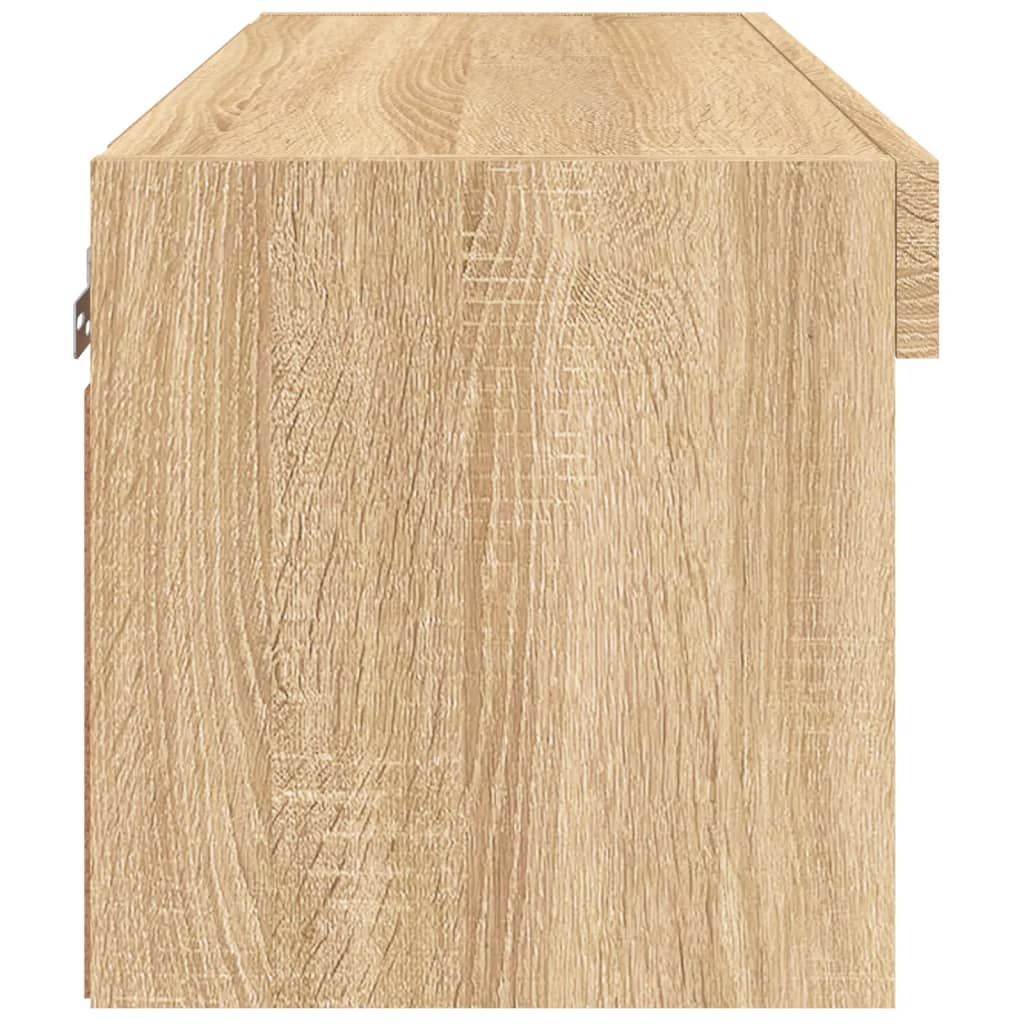 Έπιπλο Τηλεόρασης με LED Sonoma Δρυς 60x30x30 εκ. 9