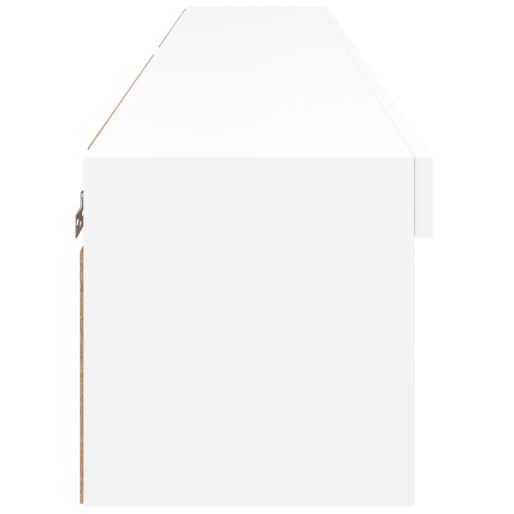 Έπιπλα Τηλεόρασης με LED 2 τεμ. Λευκά 80 x 30 x 30 εκ. 9