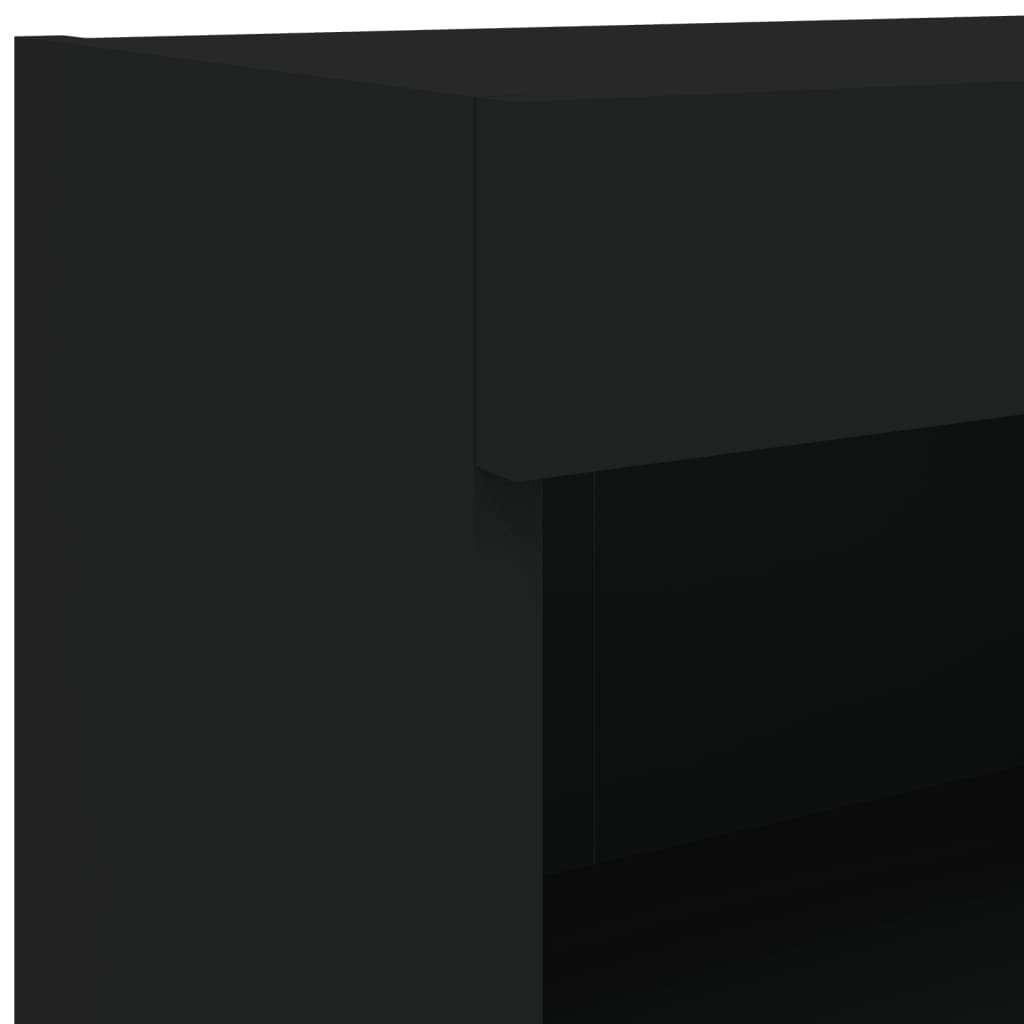 Έπιπλο Τηλεόρασης με LED Μαύρο 80 x 30 x 30 εκ. 11