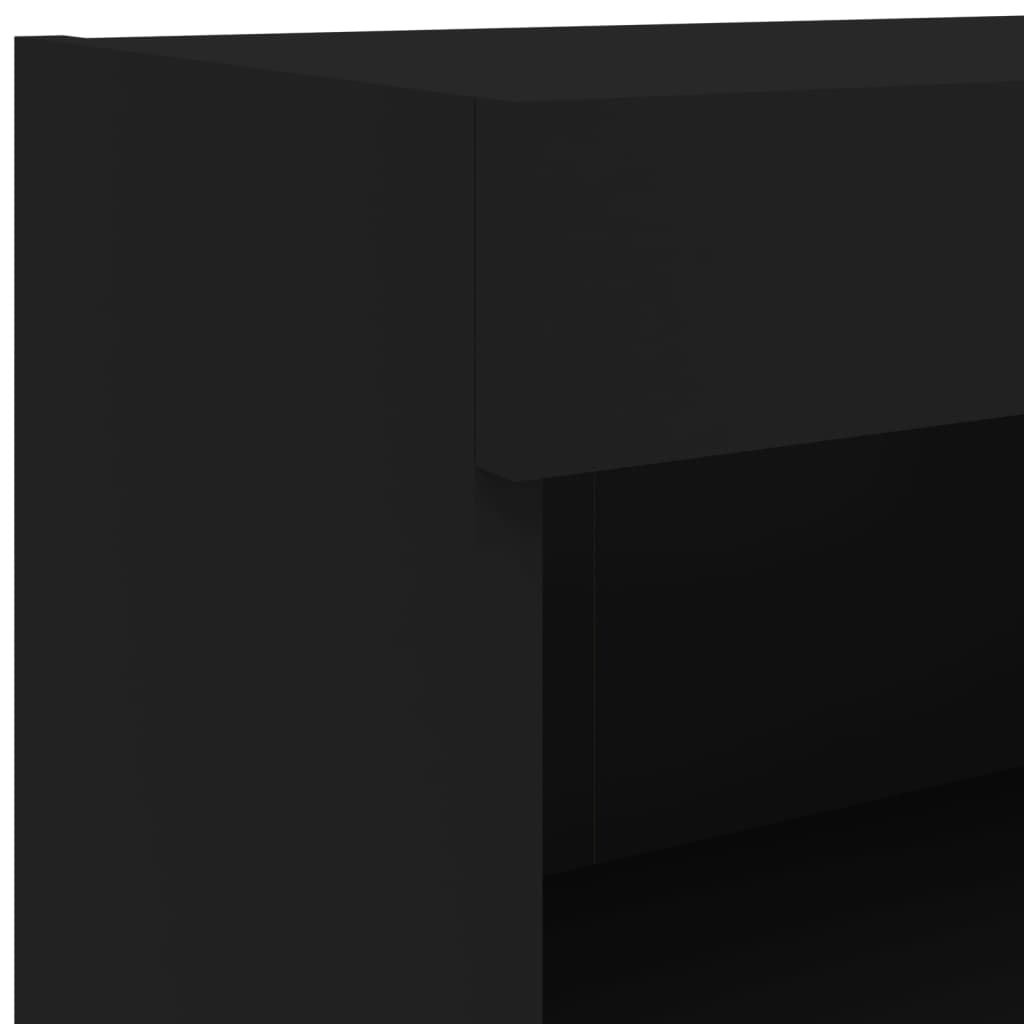 Έπιπλα Τηλεόρασης με LED 2 τεμ. Μαύρα 80 x 30 x 30 εκ. 11