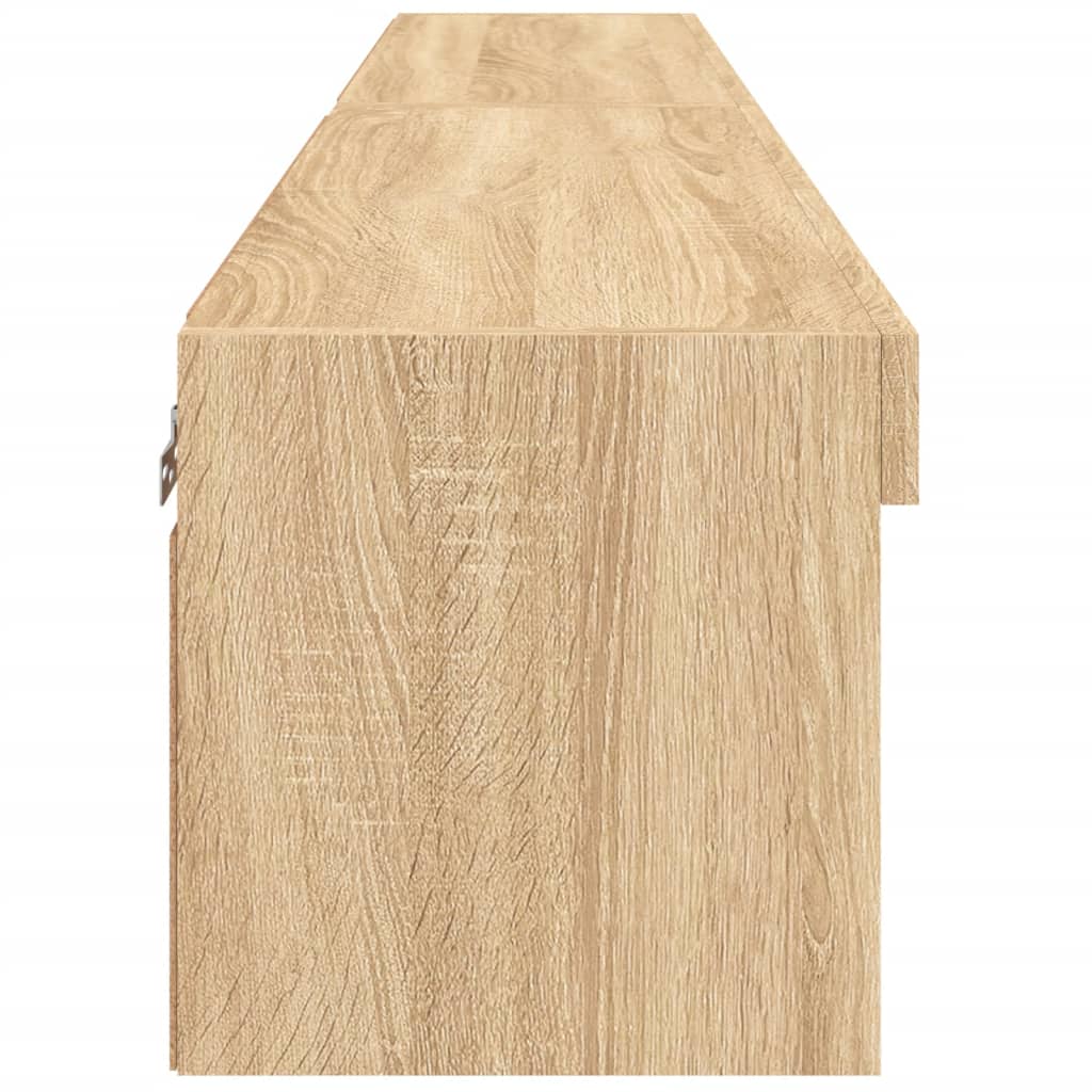 Έπιπλα Τηλεόρασης με LED 2 τεμ. Sonoma Δρυς 80 x 30 x 30 εκ. 9