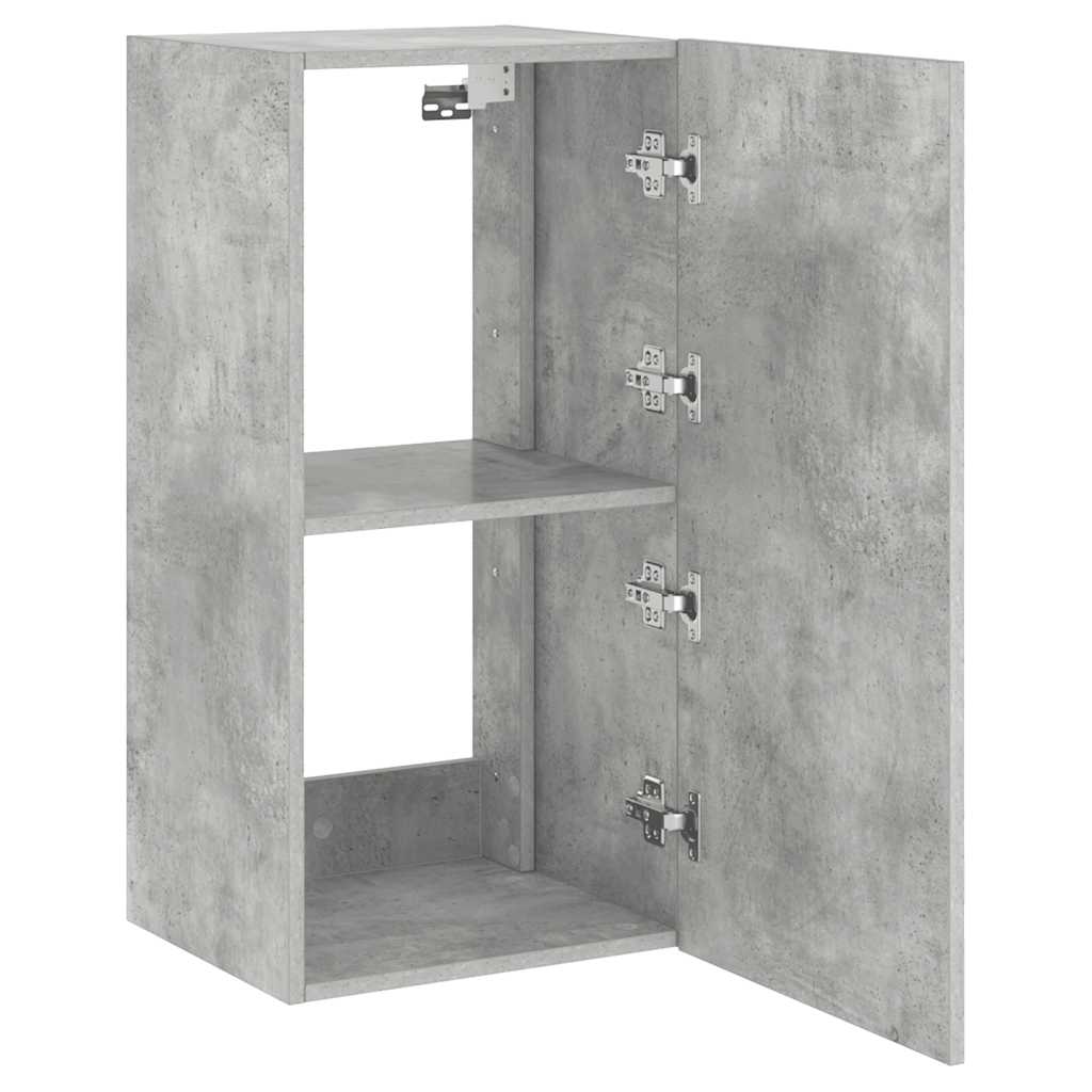 Έπιπλο Τηλεόρασης με LED Γκρι Σκυροδέματος 40,5x35x80 εκ. 7