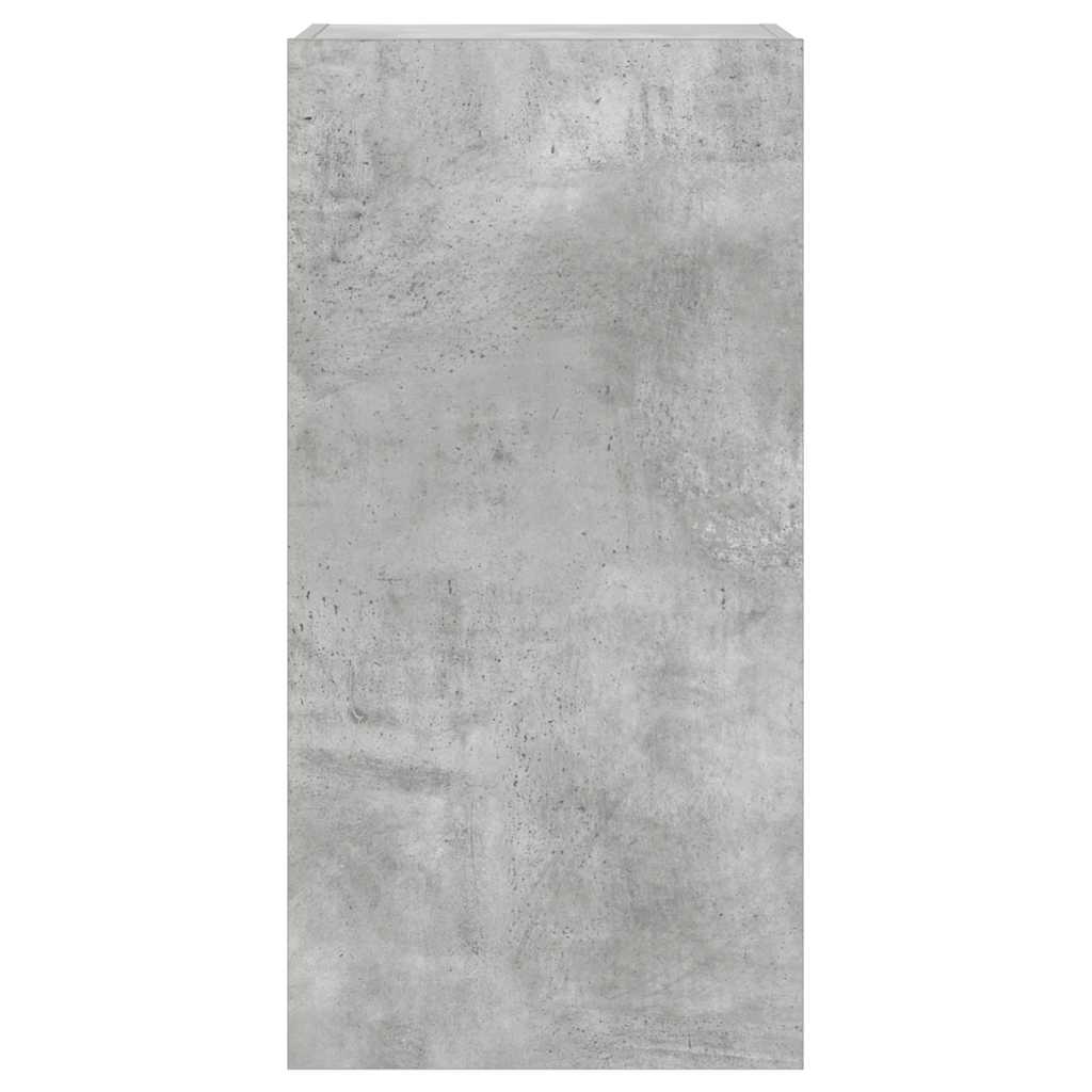 Έπιπλο Τηλεόρασης με LED Γκρι Σκυροδέματος 40,5x35x80 εκ. 8