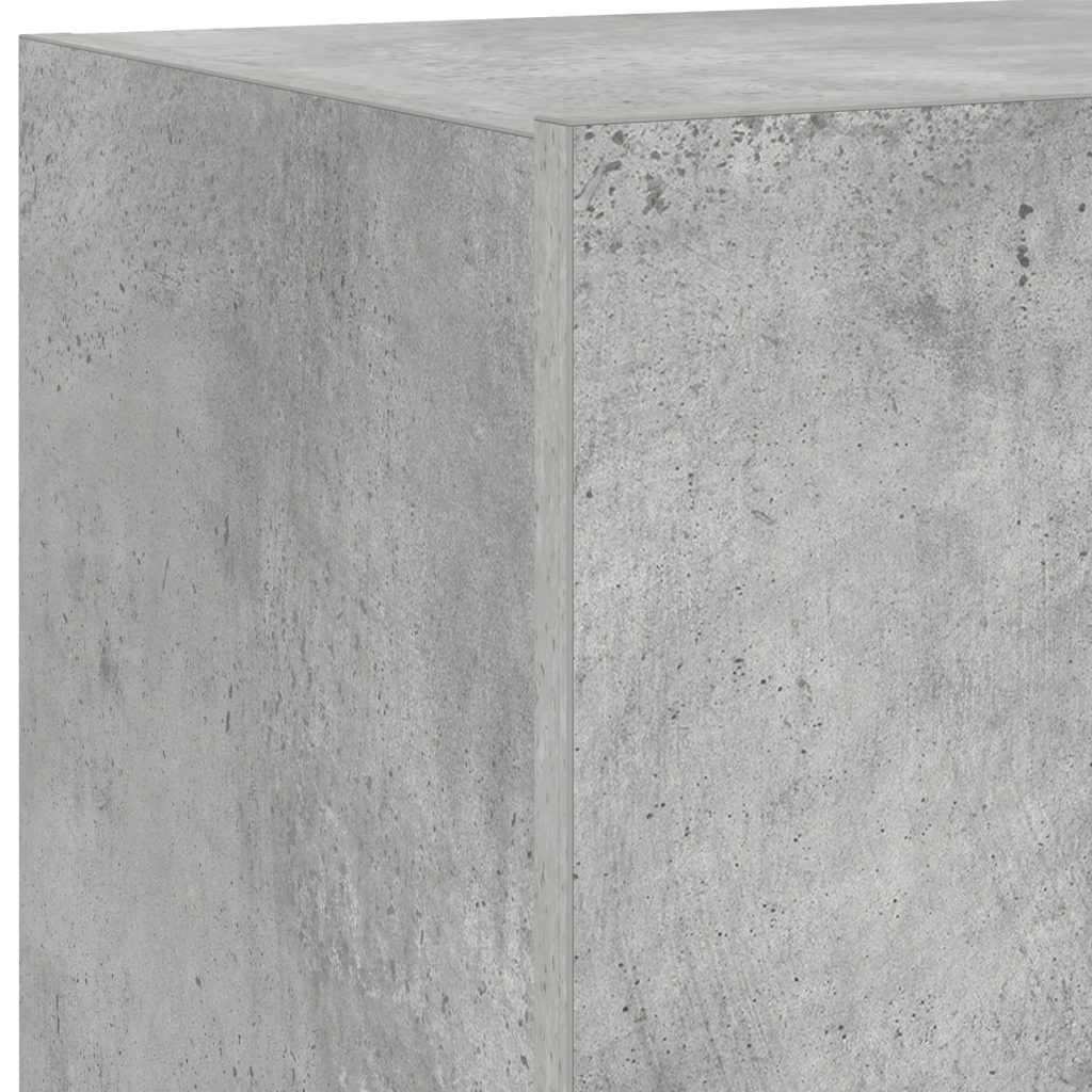 Έπιπλο Τηλεόρασης με LED Γκρι Σκυροδέματος 60x35x31 εκ. 12