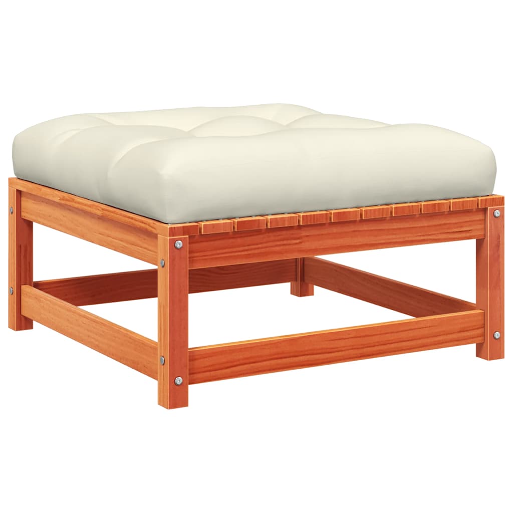 Καναπές Κήπου Χωρίς Μπράτσα με Μαξιλάρια και Υποπόδιο 8