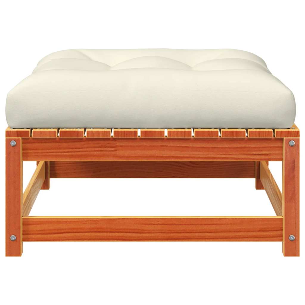 Καναπές Κήπου Χωρίς Μπράτσα με Μαξιλάρια και Υποπόδιο 9