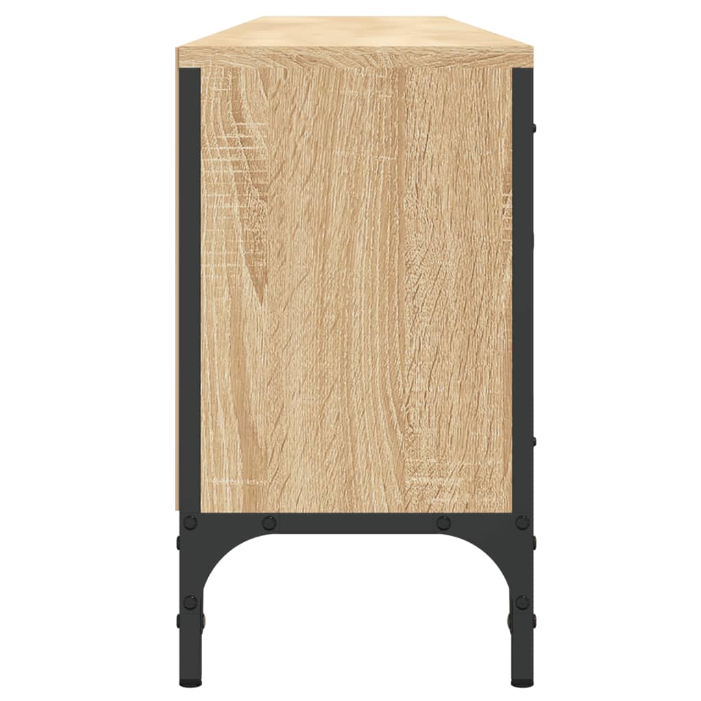 Έπιπλο Τηλεόρασης με Συρτάρι Sonoma Δρυς 200x25x44εκ Επεξ. Ξύλο 7
