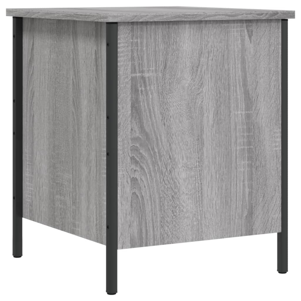 Παγκάκι Αποθήκευσης Γκρι Sonoma 40x42,5x50εκ Επεξεργασμένο Ξύλο 2