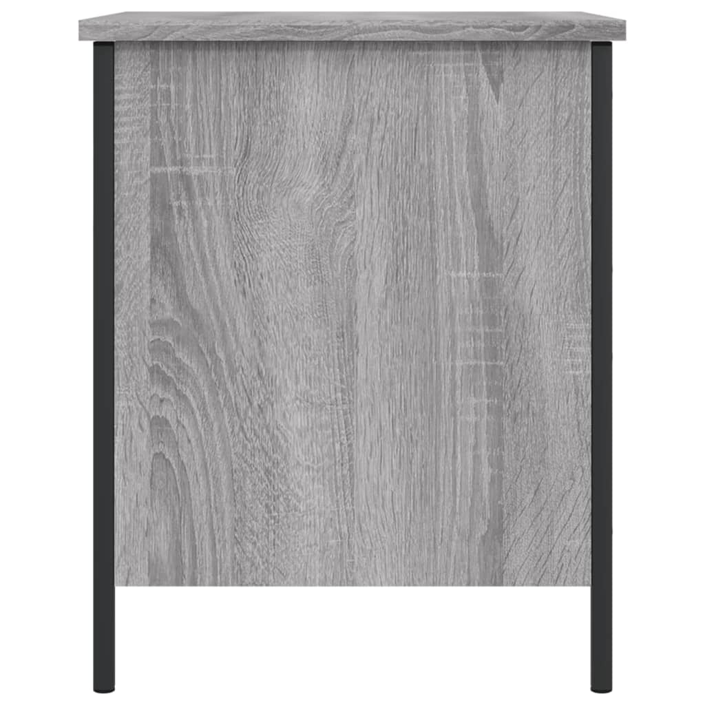 Παγκάκι Αποθήκευσης Γκρι Sonoma 40x42,5x50εκ Επεξεργασμένο Ξύλο 7