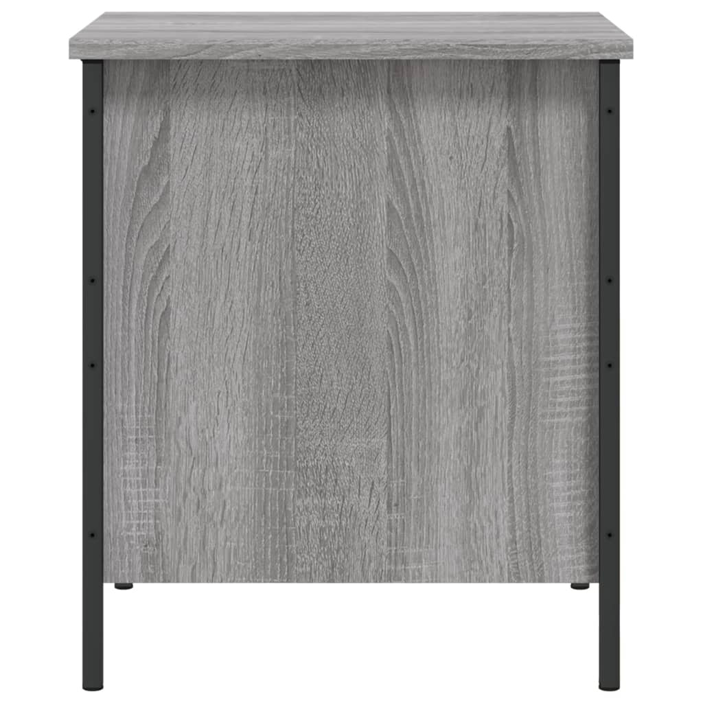 Παγκάκι Αποθήκευσης Γκρι Sonoma 40x42,5x50εκ Επεξεργασμένο Ξύλο 8