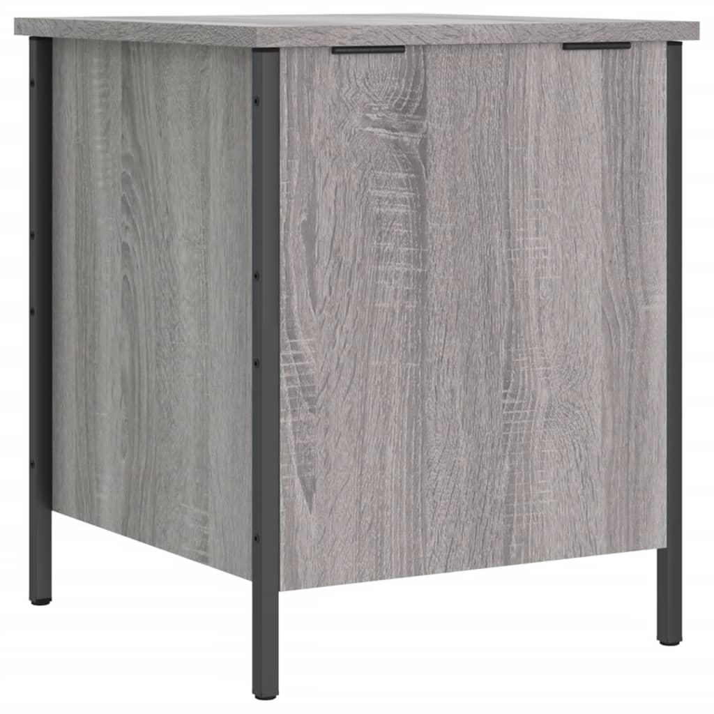 Παγκάκι Αποθήκευσης Γκρι Sonoma 40x42,5x50εκ Επεξεργασμένο Ξύλο 9