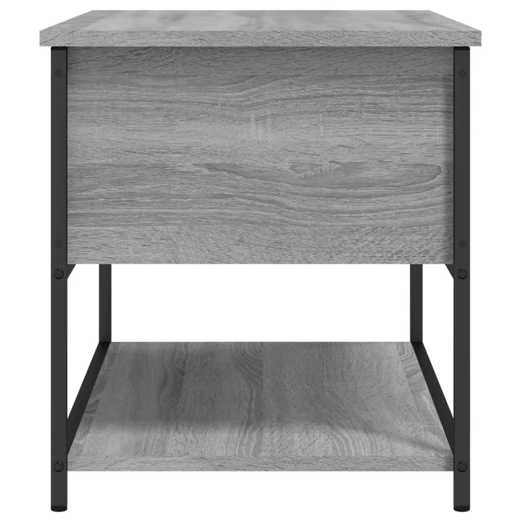 Παγκάκι Αποθήκευσης Γκρι Sonoma 70x42,5x47εκ Επεξεργασμένο Ξύλο 8