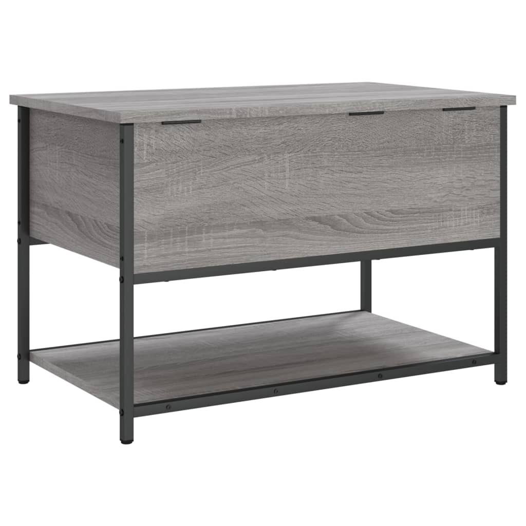 Παγκάκι Αποθήκευσης Γκρι Sonoma 70x42,5x47εκ Επεξεργασμένο Ξύλο 9