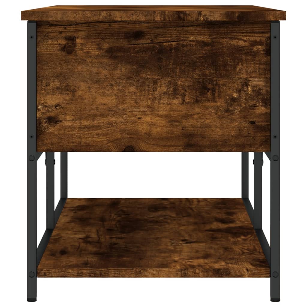 Παγκάκι Αποθήκευσης Καπνιστή Δρυς 100x42,5x47εκ. από Επεξ. Ξύλο 8