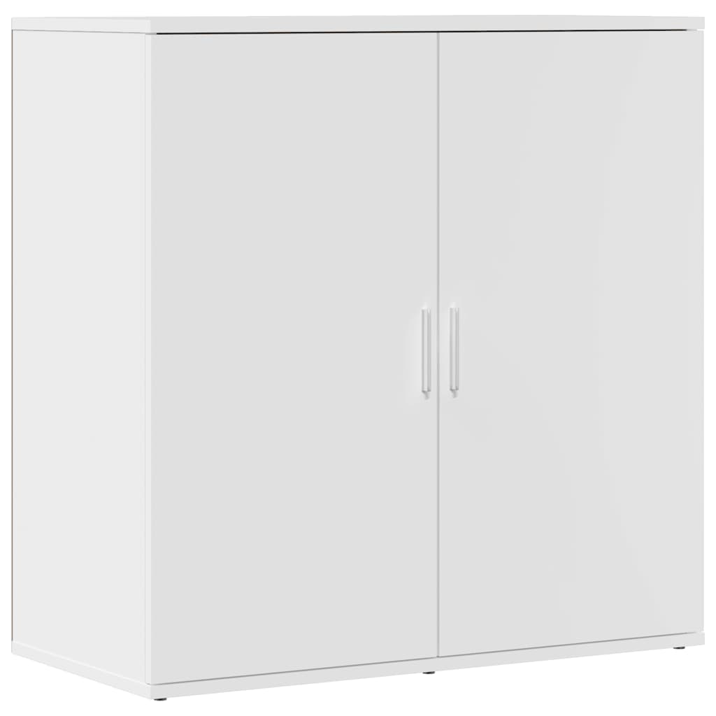 Ραφιέρα Λευκή 79 x 38 x 80 εκ. από Επεξεργασμένο Ξύλο 2