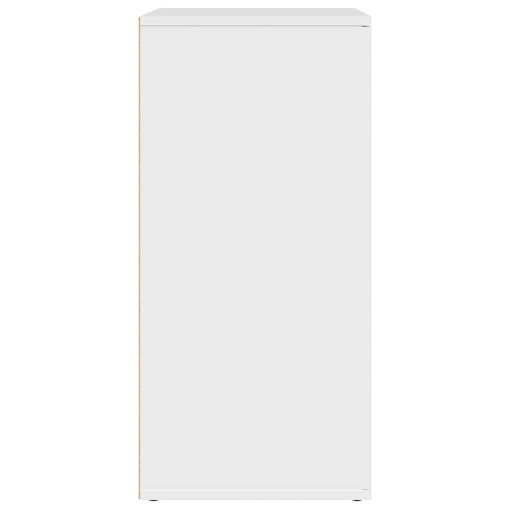 Ραφιέρα Λευκή 79 x 38 x 80 εκ. από Επεξεργασμένο Ξύλο 7