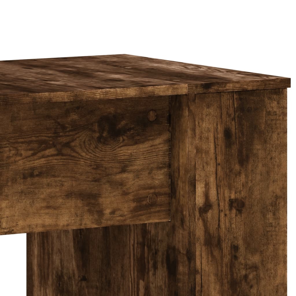 Γραφείο Καπνιστή Δρυς 140 x 50 x 75 εκ. από Επεξεργασμένο Ξύλο 7