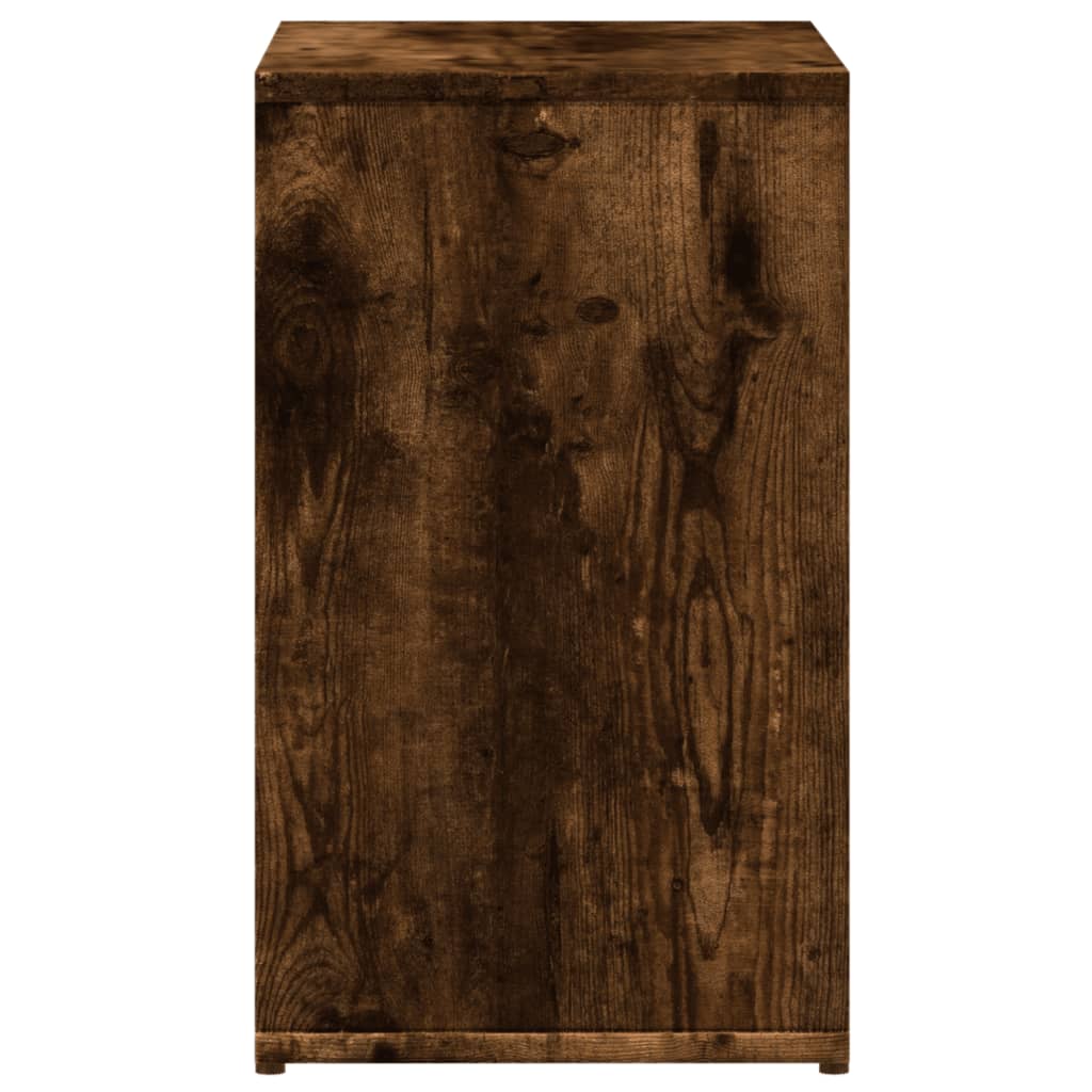 Τραπεζάκια Σαλονιού 2 τεμ. Καπνιστή Δρυς 50x30x50 εκ Επεξ. Ξύλο 7