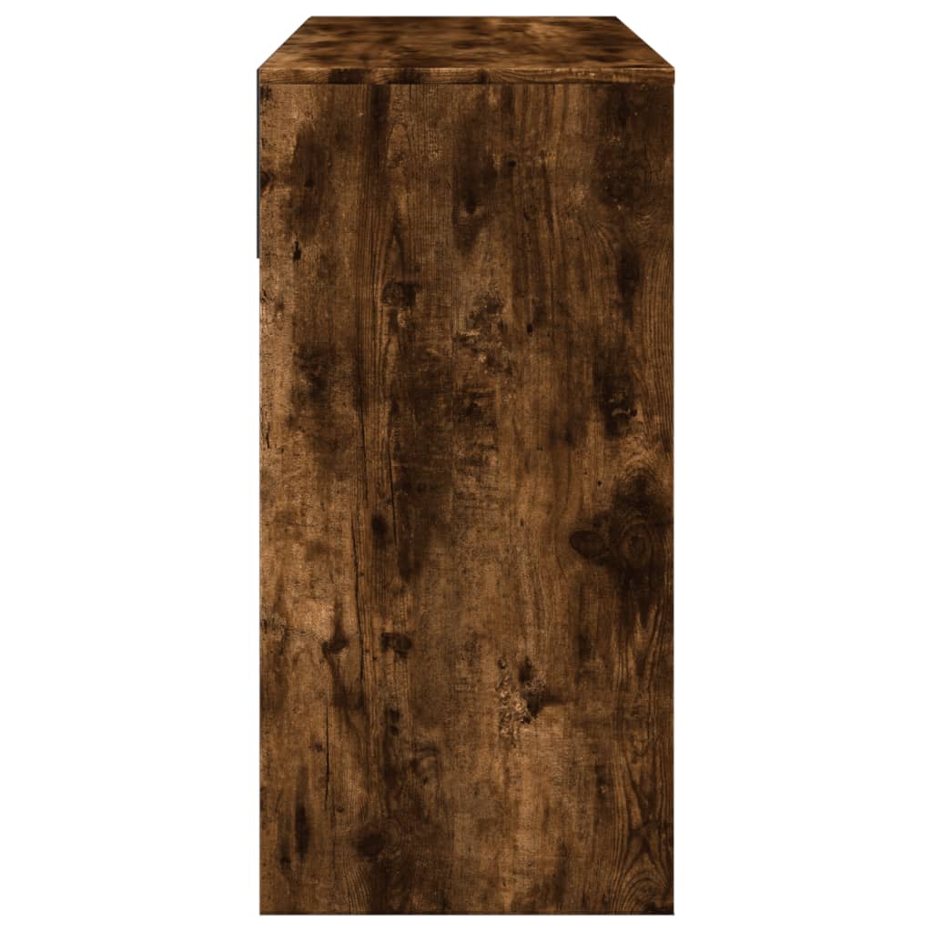 Μπουντουάρ με Καθρέφτη Καπνιστή Δρυς 80 x 39 x 80 εκ. 6